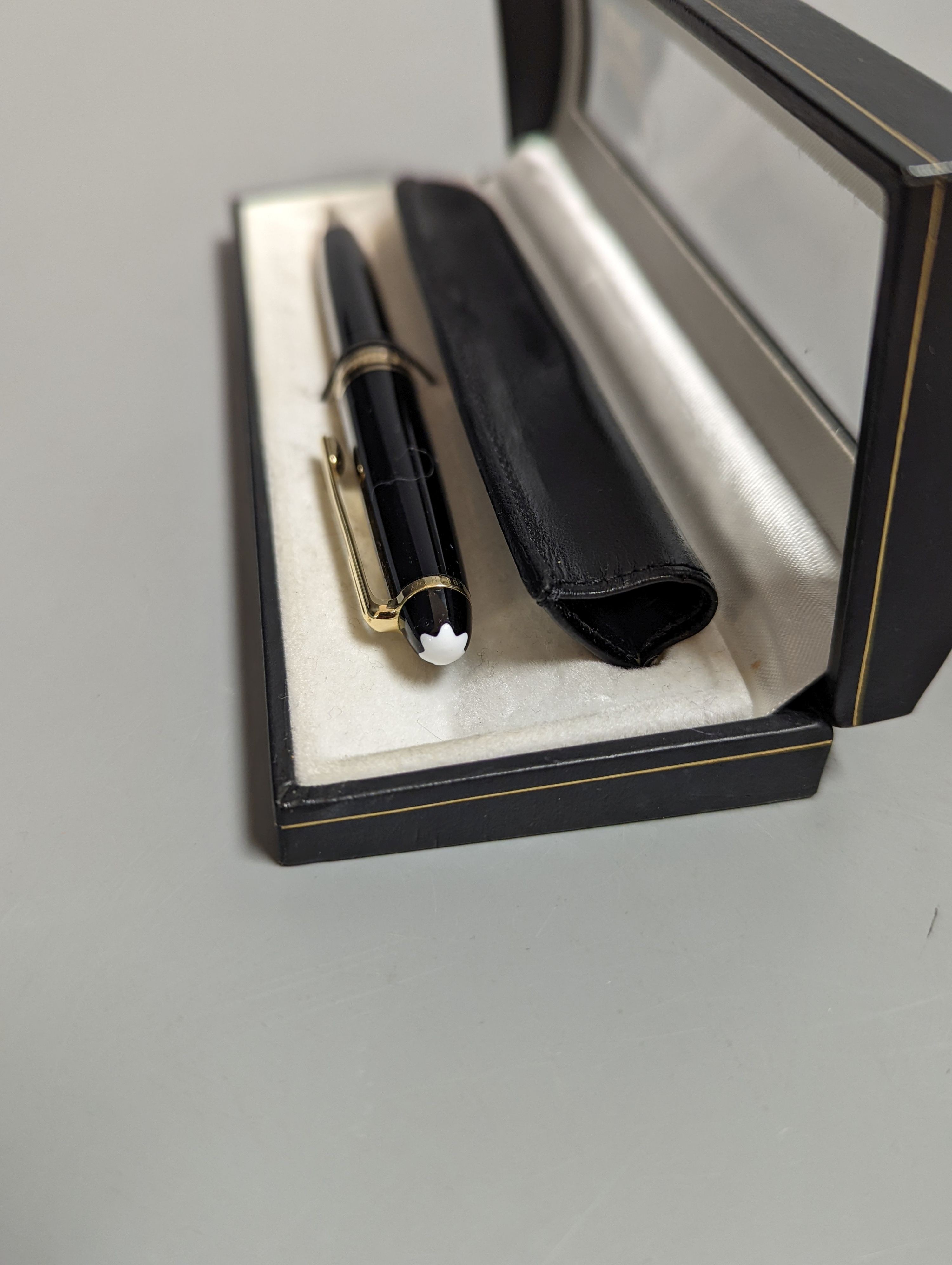 Two Montblanc ballpoint pens, boxed